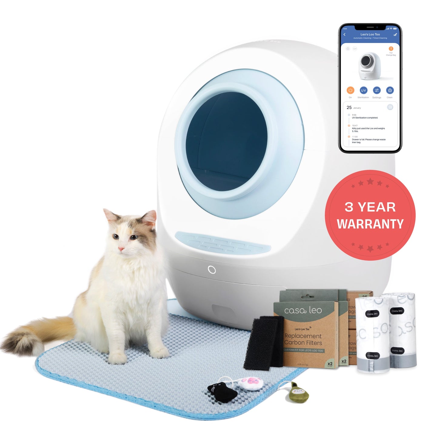 Leo's Loo Too Super Starter Bundle + 3 Year Warranty - Casa Leo