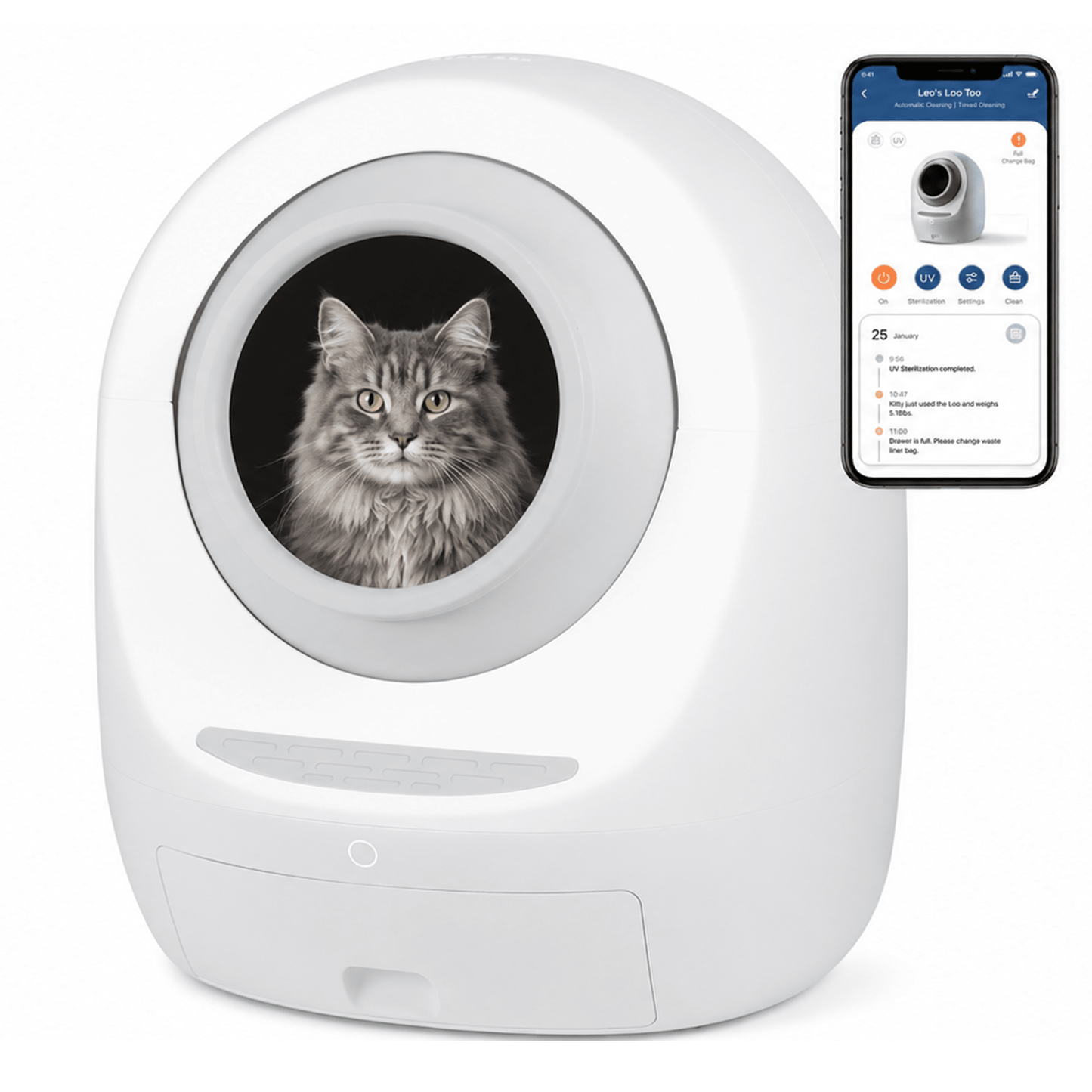 Casa Leo Leo's Loo Too Automatic Self-Cleaning Litter Box